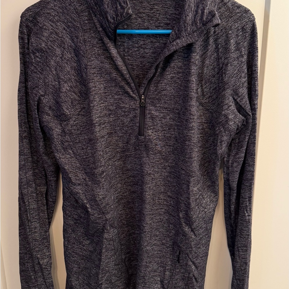 lululemon athletica Heathered gray Zip-Up